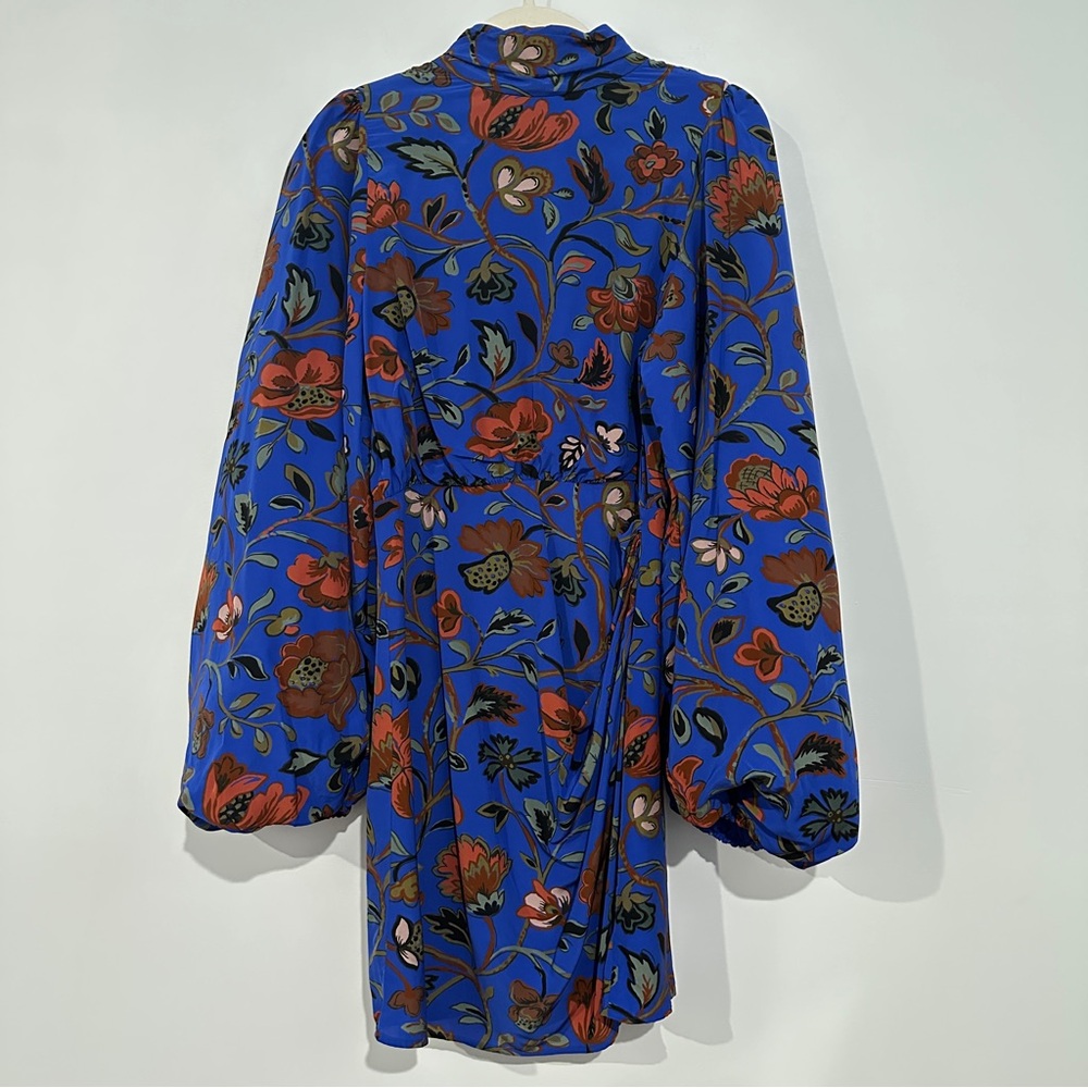 RHODE Blue Floral Mini Dress - Picture 3 of 14